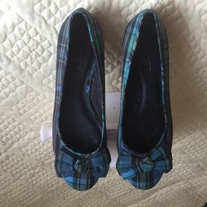 Ann Taylor Loft Plaid Ballet Flat - Sz 8